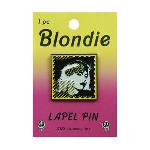Blondie Enamel Pin - Debbie Harry - 70s 80s New Wave Rock Music Band Apparel NWT